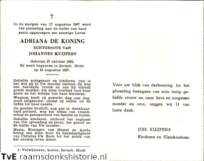 Adriana de Koning- Johannes Kuijpers